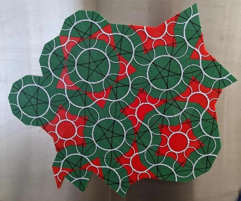 Penrose Tiles Refrigerator Magnets   