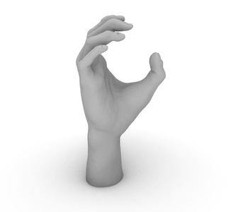 3D Model of a Human Hand - Detailed and Ready for 3D Printing // 3D Model of a Human Hand - Detailed and Ready for 3D Printing
