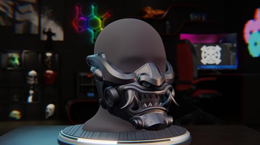 Oni Samurai Mask