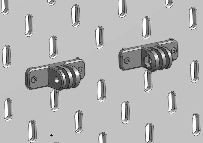 GoPro Compatible Mount for Ikea Skadis   