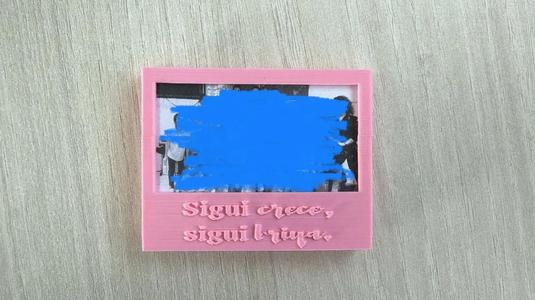 Polaroid Photo frame - 2 sided   