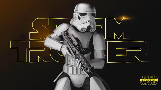 STORMTROOPER SCULPTURE - TESTED AND READY FOR 3D PRINTING
