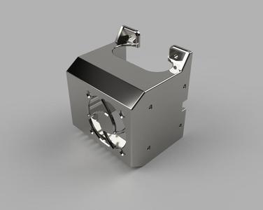 CR10s Pro V2 Extended hotend fan shroud - DMD remix