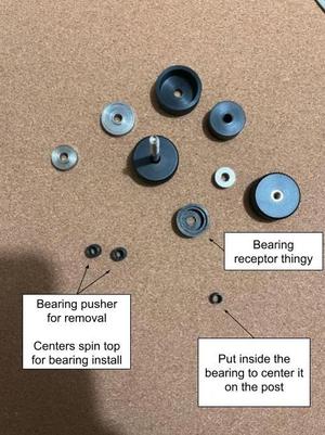 Spin Stick Bearing Change Tools   