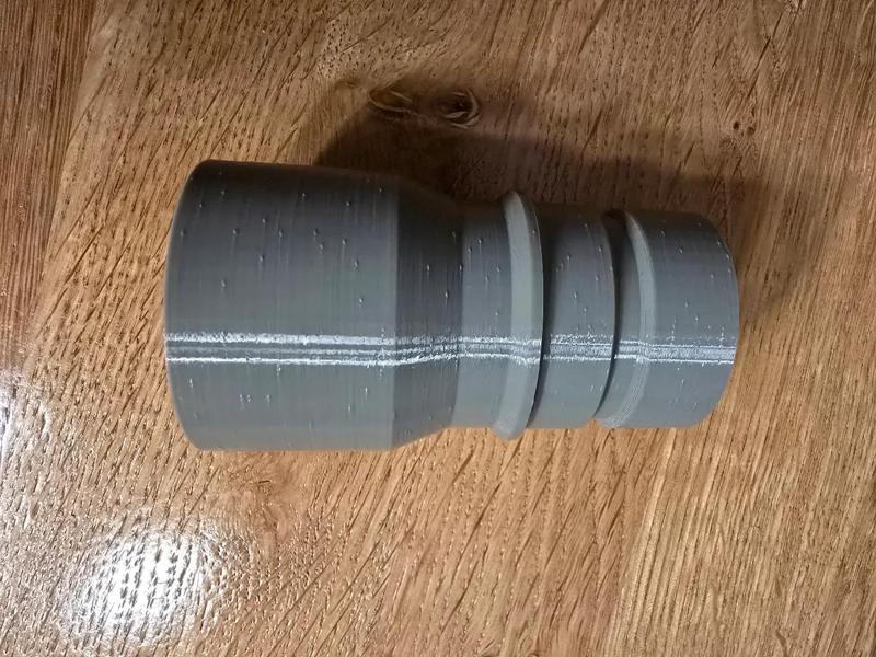 AirLock Adapter auf Zyklon von DeWalt   