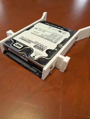 3.5 inch to 2x 2.5 inch hard drive adaptor; with drives pointing in opposite directions   
