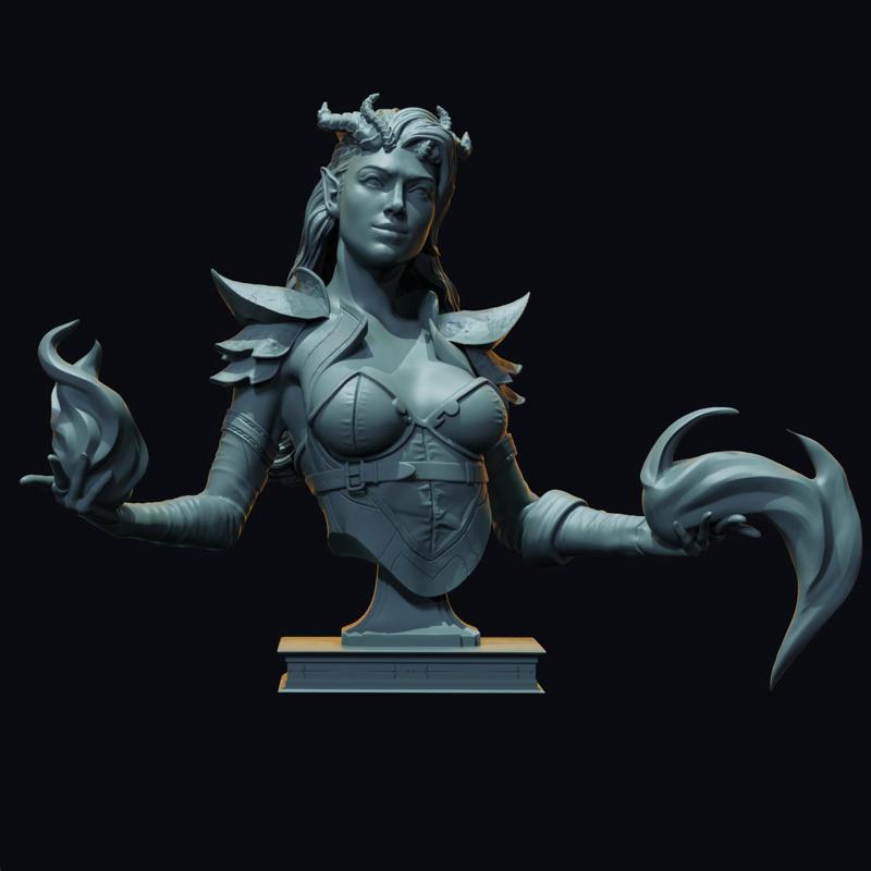 Keeleycael  Firestorm  - Bust