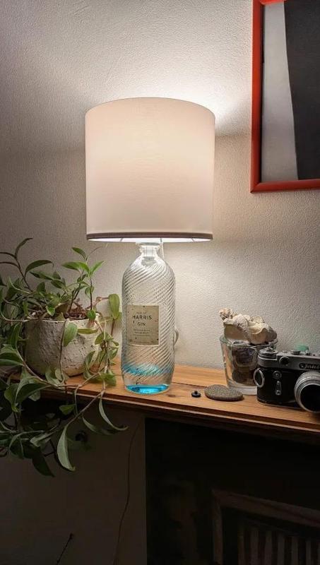 Lamp shade for Harris Gin bottle   