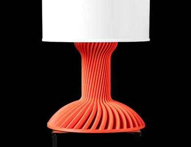 Ridged Table Lamp by MODERN MACHINE   