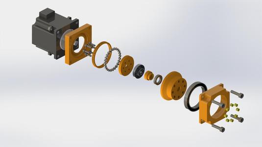 3D Printed Nema 23 Strain Wave Gear (Harmonic Drive)