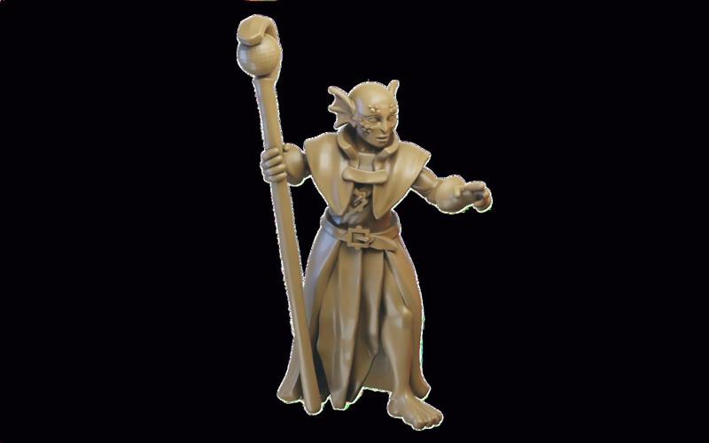 Naiad Wizard miniature (32mm)