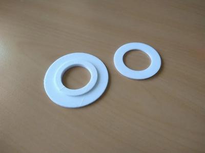 Simple IKEA lampshade adapter plates   