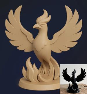 Phoenix Statue   