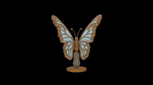 Butterfly Figurine, Statue Home Decor