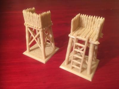 Watchtower for Fantasy viking palisades.