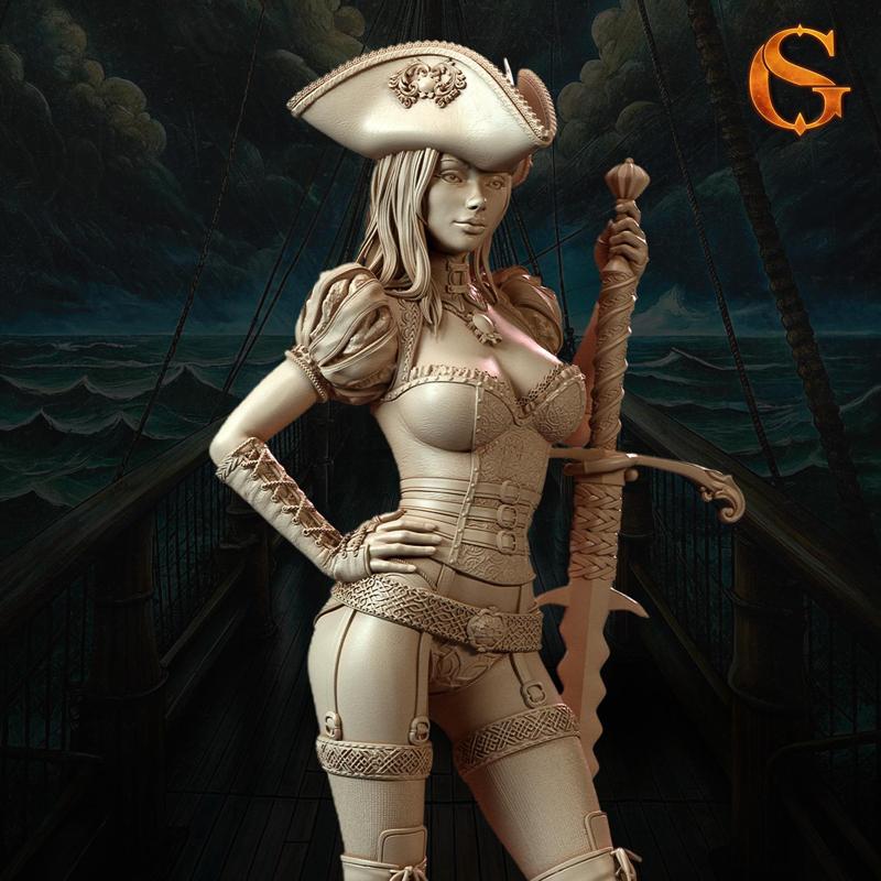 Gisela Krause, Landsknecht (High Detailed) - 32,75 and 145mm (1-12 Scale)