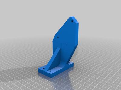 Ender 6 angled rear mount extruder bracket