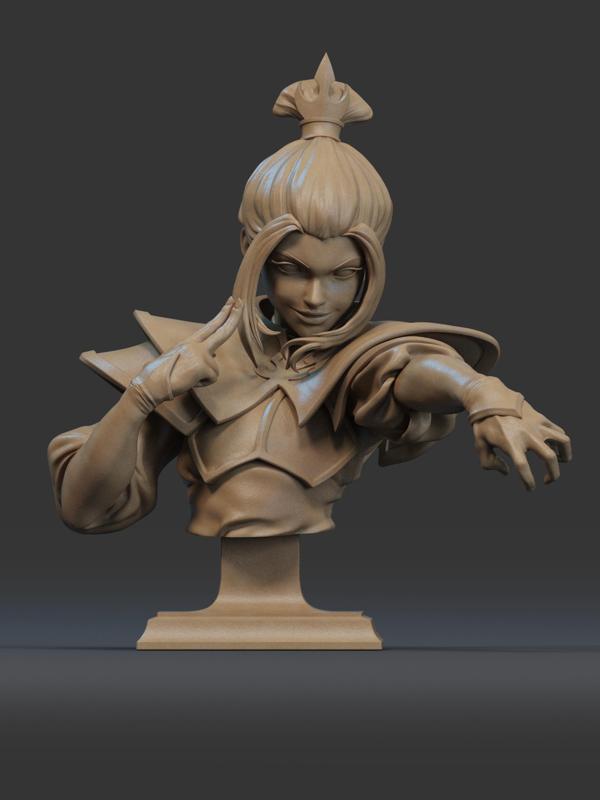 Azula Bust 3D Print