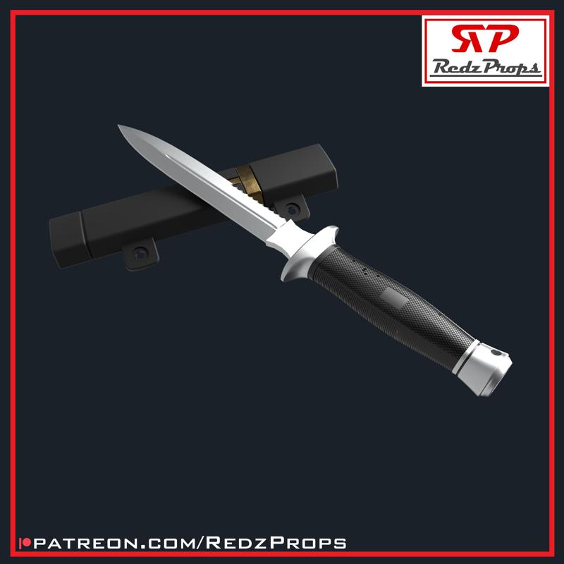 Deadpool 3 Leg Knife Cosplay Prop