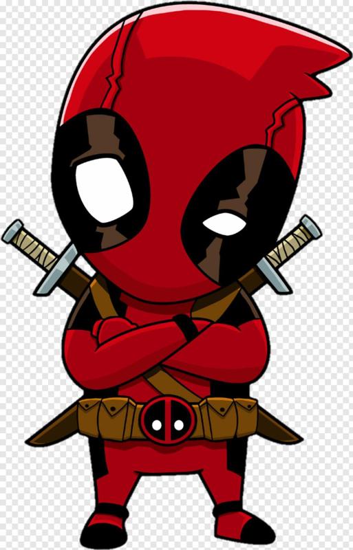 "Chibi Deadpool Magnet" - 3D STL & 3MF Files