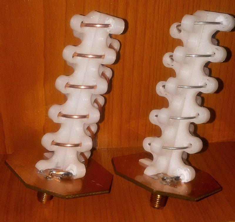 5,8 GHz 3/5-turn helical antenna