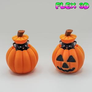 Flex 3D Pumpkin Cat Clickers