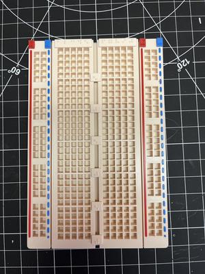 Enlarged, Tactile Breadboard