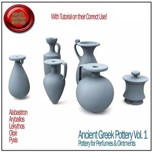 Ancient Greek Pottery Vol 1 STL Printable