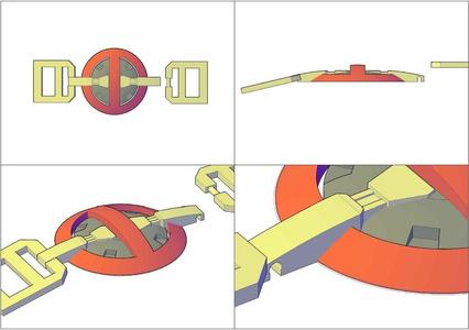 Deadpool belt buckle