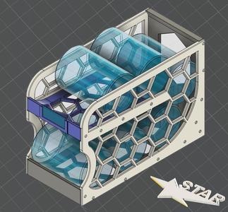 400ml Can storage dispenser "First in - First out" / Lebensmitteldosenlager