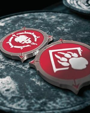 Druid & Necromancer Class Emblems Keychains - Diablo IV