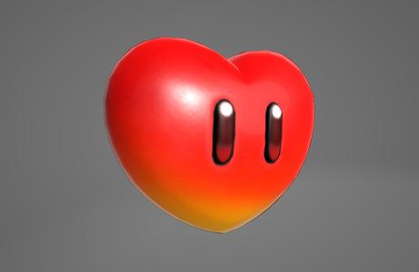 MARIO BROS LIFE UP HEART