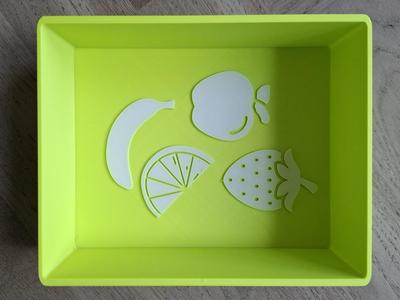 Role-playing fruit storage box