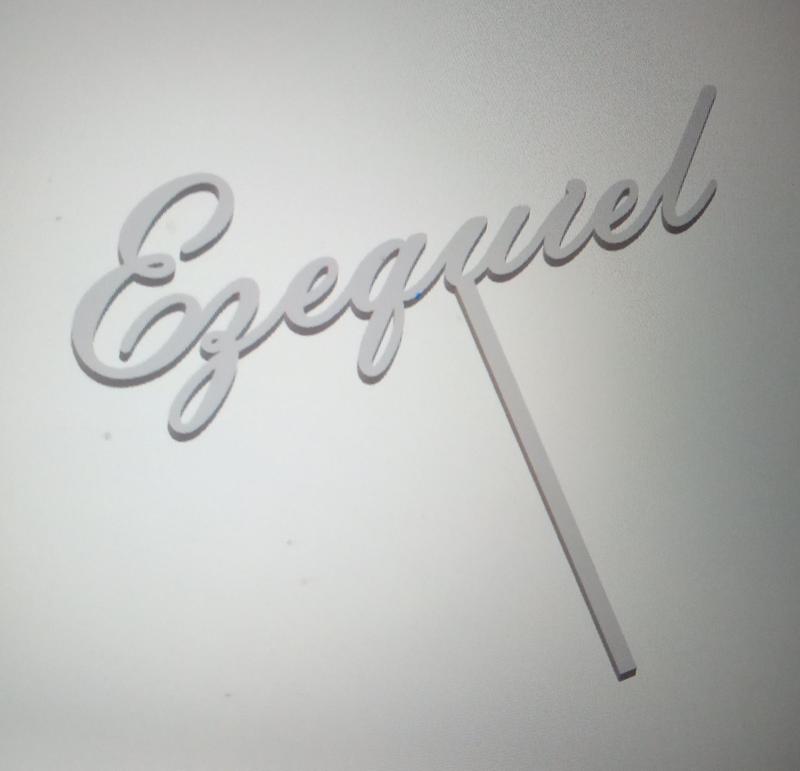 Topper cake Ezequiel