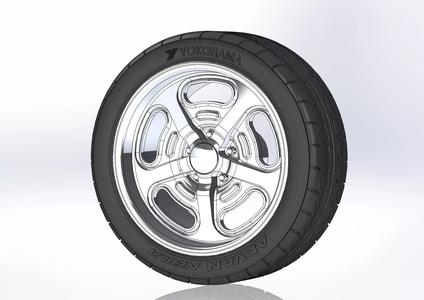 Custom wheels Budnik Murok II for scale model