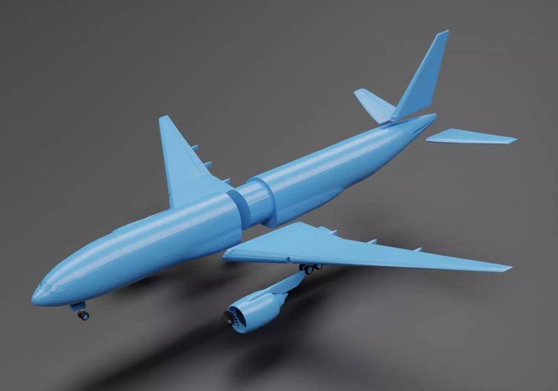 Boeing 777-200 3d print