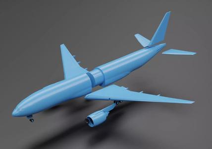 Boeing 777-200 3d print
