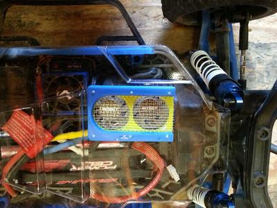 Slash 4x4 overtray fan vent