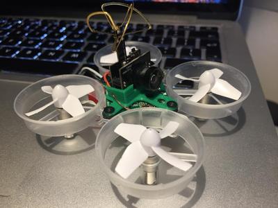 Tiny Whoop Camera mount for Quanum ELITE QB58 VTX/Camera