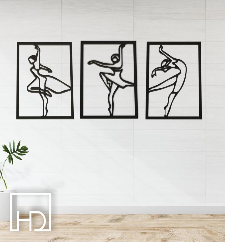 SET DANCER WALL DECORATION BY: HOMEDETAIL
