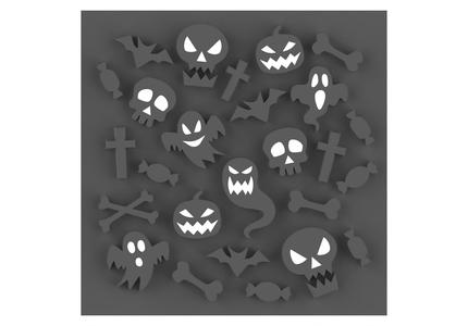 STAMP COOKIE halloween TEXTURE v1