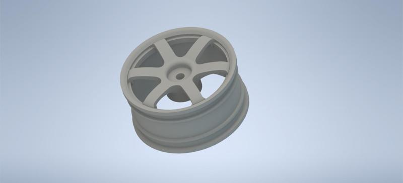 TE 37 style rc car wheels