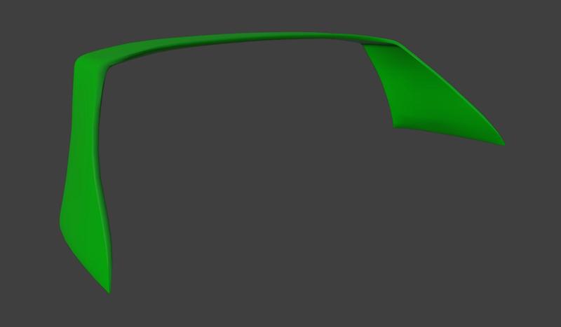 Spoiler 111 Wing For RC CARS Universal 3D PRINT STL