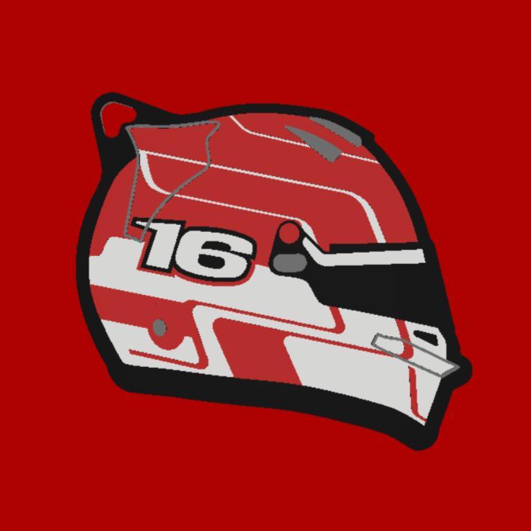 Charles Leclerc helmet keychain - 2025 - F1