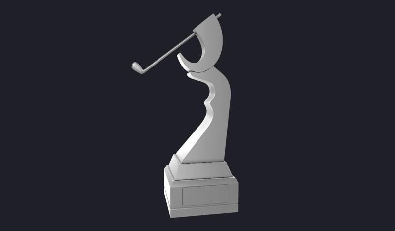 golf trophy 3D MODEL