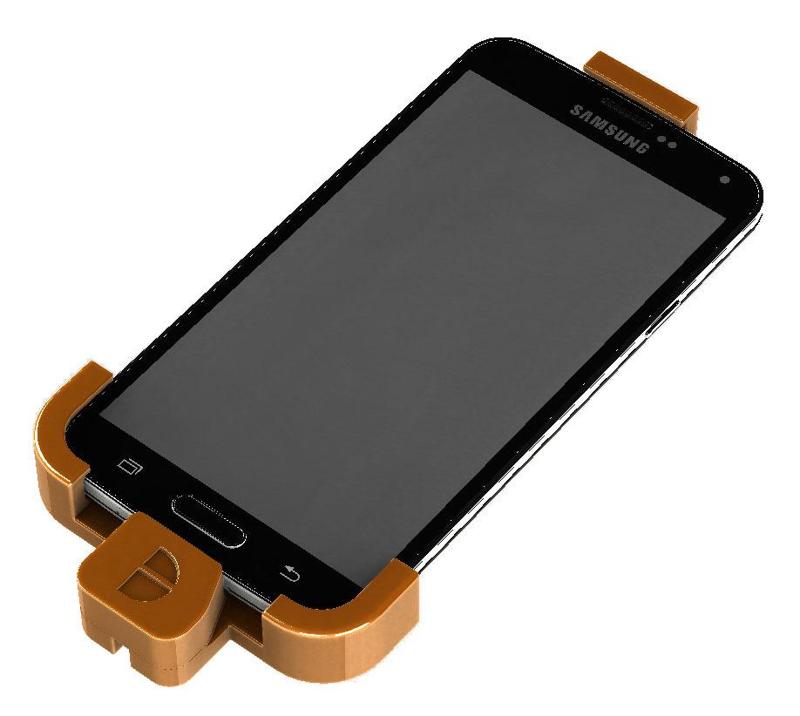 Samsung S5 Holder (right angle USB)