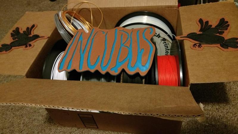 INCUBUS (crow left of a murder) LOGO with birdies