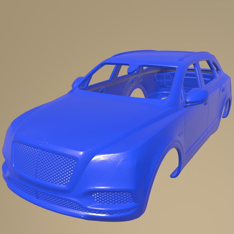 Bentley Bentayga 2016 PRINTABLE CAR BODY