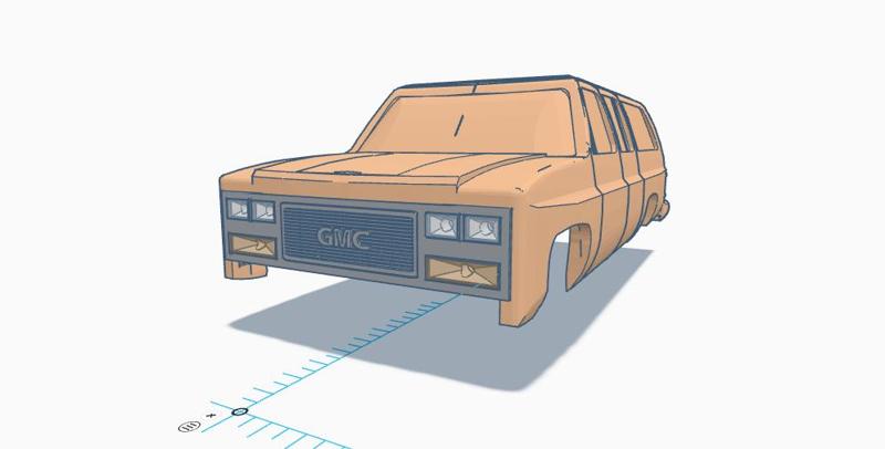 153.7mmWB 1990 GMC Suburban (SCX24)
