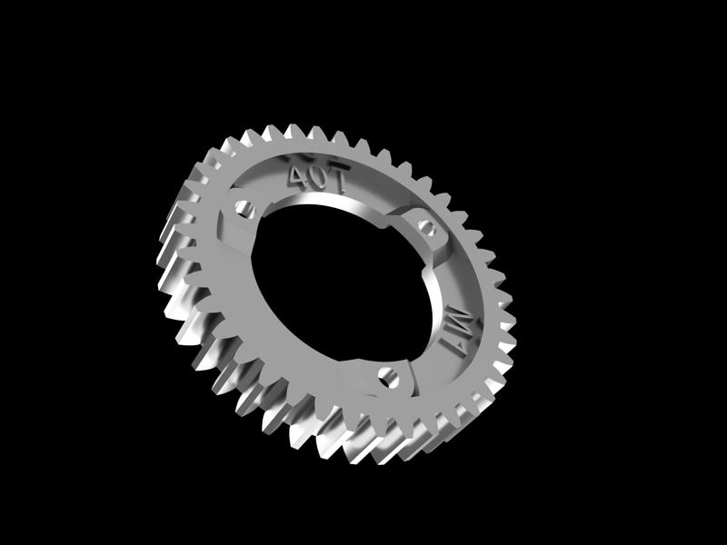 traxxas slash 40T M1 spur gear to the center differential